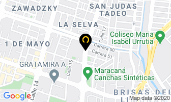 Mapa de El Vidente Music. en Cali
