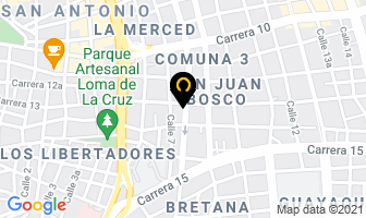 Mapa de El Vidriero De San Bosco en Cali