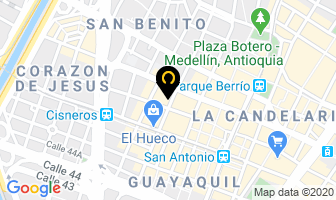 Mapa de El Yoyo en Medellín