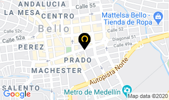 Mapa de El Zaguan Del Hogar en Bello