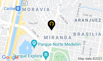 Mapa de Electriavance Ltda en Medellín
