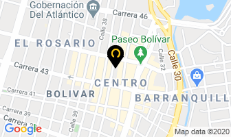 Mapa de Eléctricas A-g en Barranquilla