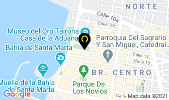 Mapa de Electricas G.b. Ltda. en Santa Marta