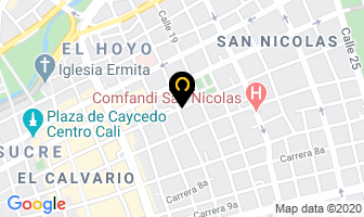 Mapa de Electricos E Iluminaciones Farallones S.a.s. en Cali