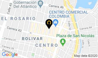 Mapa de Eléctricos Iluminar en Barranquilla