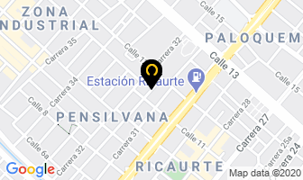 Mapa de Eléctricos Internacional Ltda. en Bogotá D.C