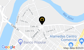 Mapa de Eléctricos La 44 en Montería