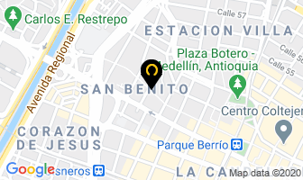 Mapa de Electricos Multired en Medellín