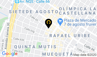 Mapa de Eléctricos Yeco en Bogotá D.C