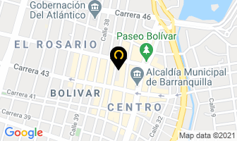 Mapa de Electriczar E.u. en Barranquilla