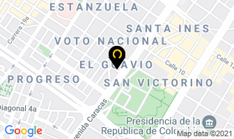 Mapa de Electripartes Ltda. en Bogotá D.C