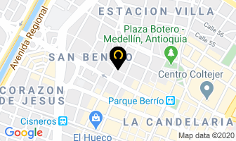 Mapa de Electrireflectores en Medellín