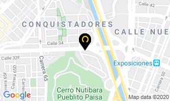 Mapa de Electro Aires en Medellín