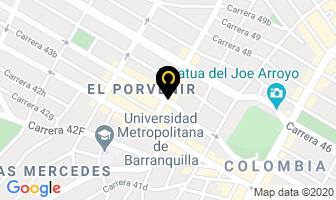Mapa de Electro Aires Ltda. en Barranquilla