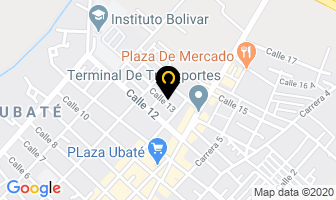 Mapa de Electro Ariza en Ubaté