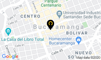 Mapa de Electro Centro en Bucaramanga