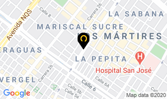 Mapa de Electro-colombia en Bogotá D.C