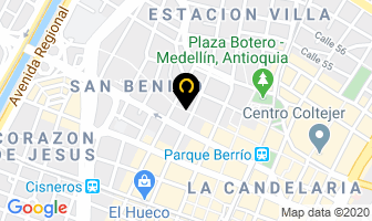 Mapa de Electro Energía Ltda. en Medellín
