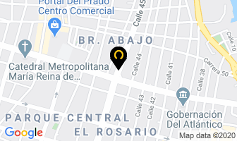Mapa de Electro Herrajes en Barranquilla