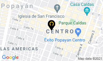 Mapa de Electro Mundial en Popayán