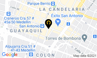 Mapa de Electro Solar en Medellín