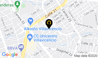 Mapa de Electroaires Lopez en Villavicencio