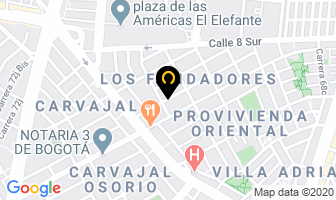 Mapa de Electroceldas Ltda. en Bogotá D.C