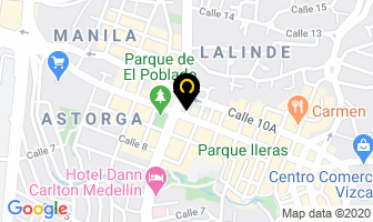 Mapa de Electrodomésticos El Poblado en Medellín