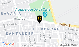 Mapa de Electrohidraulicos Del Pacífico en Cali