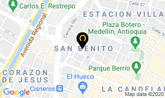 Mapa de Electroindustrial Nm en Medellín