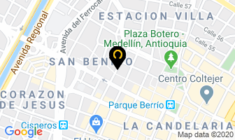 Mapa de Electrolighting en Medellín