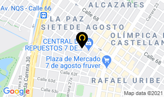 Mapa de Electrolujos Rey en Bogotá D.C