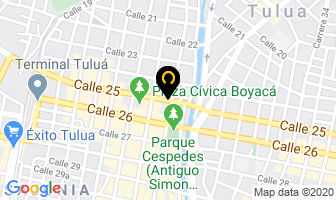 Mapa de Electromateriales Del Valle en Tulua