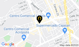 Mapa de Electromateriales Pintufer en Bucaramanga