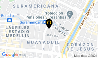 Mapa de Electromecanica Nascar en Medellín