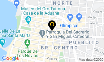 Mapa de Electromilenio en Santa Marta