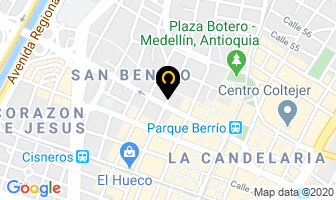 Mapa de Electromoderno Ltda en Medellín