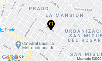 Mapa de Electromontaje Alibus en Medellín