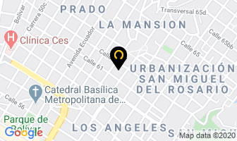 Mapa de Electromontajes Alibus en Medellín