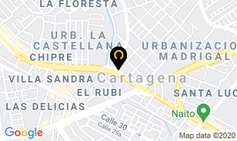 Mapa de Electrónica Del Oriente en Cartagena