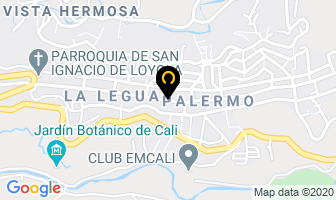 Mapa de Electroníca Digital Pantoja en Cali