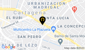 Mapa de Electrónica La Red en Cartagena