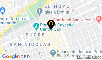 Mapa de Electronica Pandes en Cali