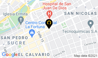 Mapa de Electrónica Todopartes en Cali