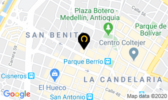 Mapa de Electrónicas A.d.m en Medellín