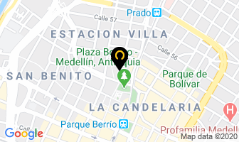 Mapa de Electrónicas Ben en Medellín