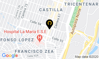 Mapa de Electrónicas La 68 en Medellín