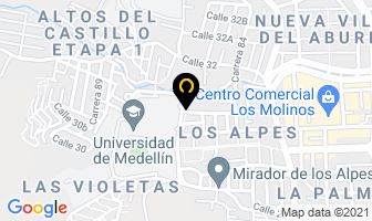 Mapa de Electrónicas La Oficina en Medellín
