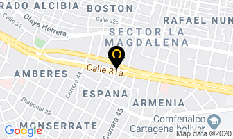 Mapa de Electrónicas Luna en Cartagena