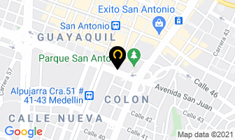 Mapa de Electrónicas Power en Medellín